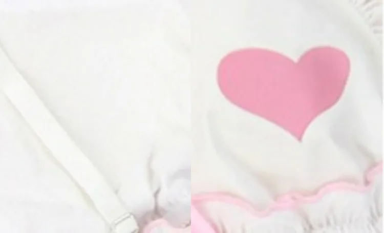 Японский бюстгальтер для молодых девушек, милый, сексуальный, Shimapan Kawaii, женский, милый, с Амуром, 2 шт., бюстгальтер и трусики, набор, Лолита, комплекты нижнего белья