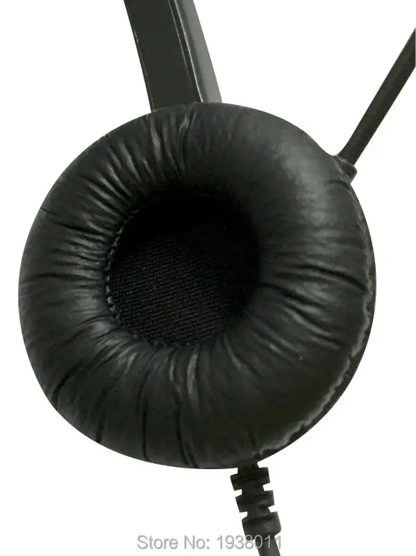 Бесплатная доставка двойная гарнитура для колл-центра с разъемом 3 5 мм