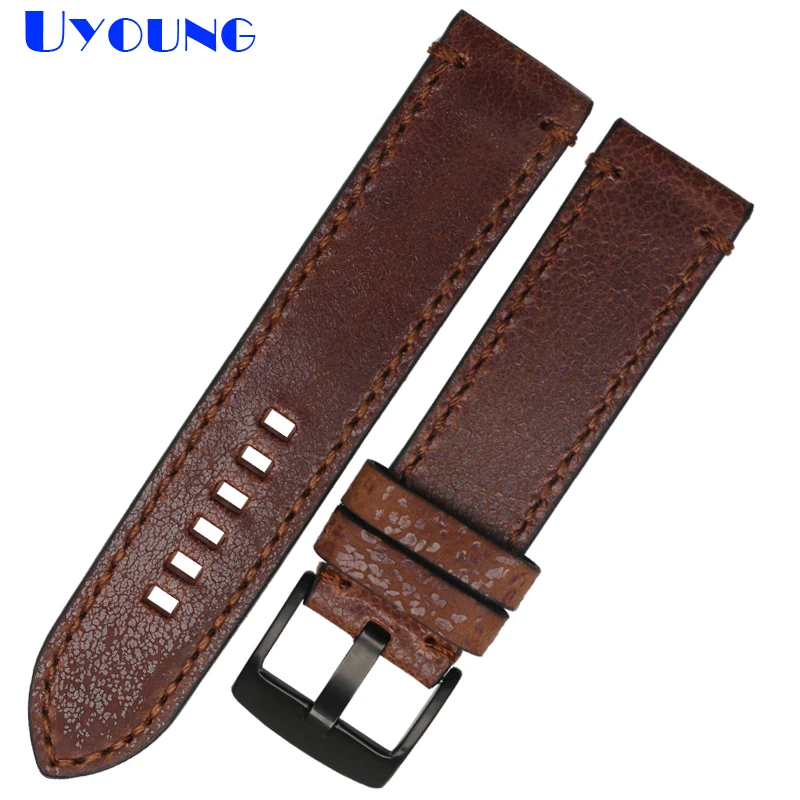 Ремешок из натуральной кожи для наручных часов браслет BLACK BAY 79230R M79250BM M79230DK 22