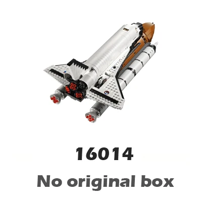 No original box 1230 шт. Creator, шаттл, приключения, 16014, фигурные строительные блоки, детские игрушки, совместимые с Лаго - Цвет: No original box
