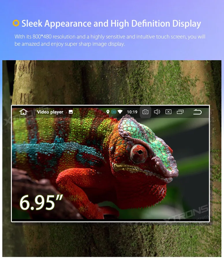 Универсальный Android 8,0 HD 6,95 ''автомобильный Радио стерео Восьмиядерный 4G ram Автомобильный мультимедийный dvd-плеер gps USB SD DAB+ OBD2 NAVI