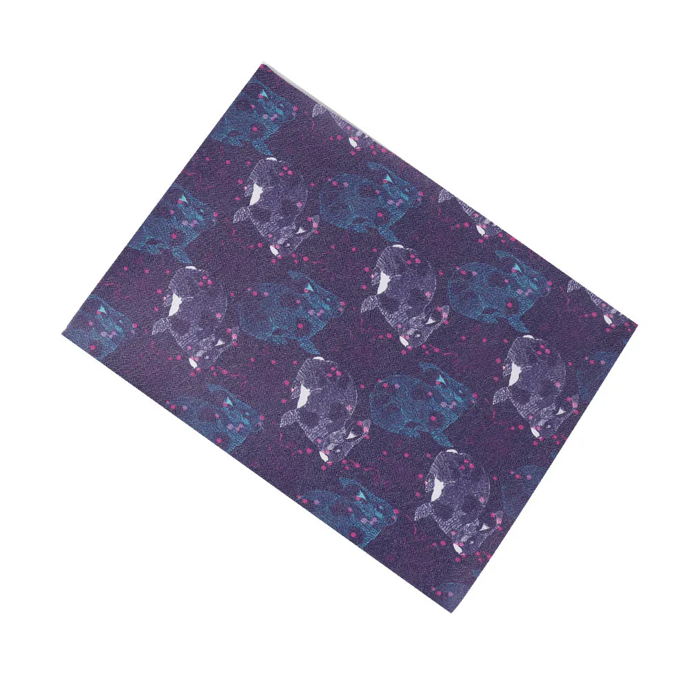 rabbit IBOWS 22*30 см Snythetic кожа Русалка балерина с принтом искусственная кожа ткань для аксессуары для поделок, банты для волос ручной работы сумки ткань - Цвет: rabbit