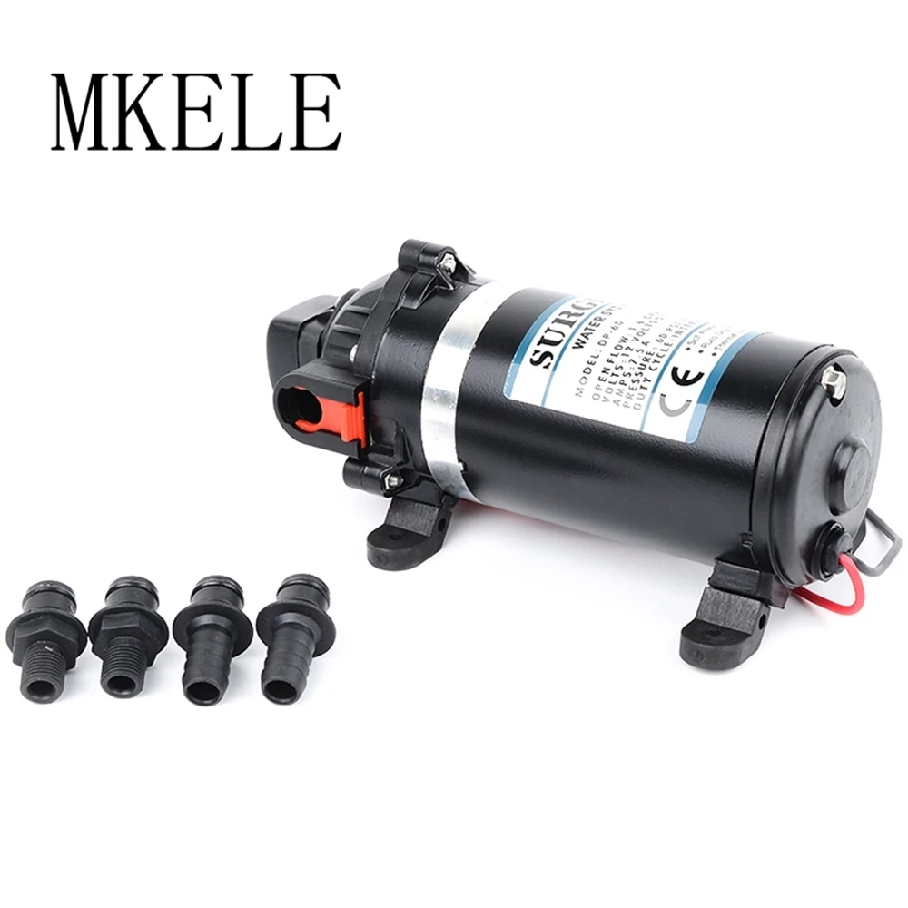 Водяной насос высокого давления мембранный макс. 95 метров погружной для