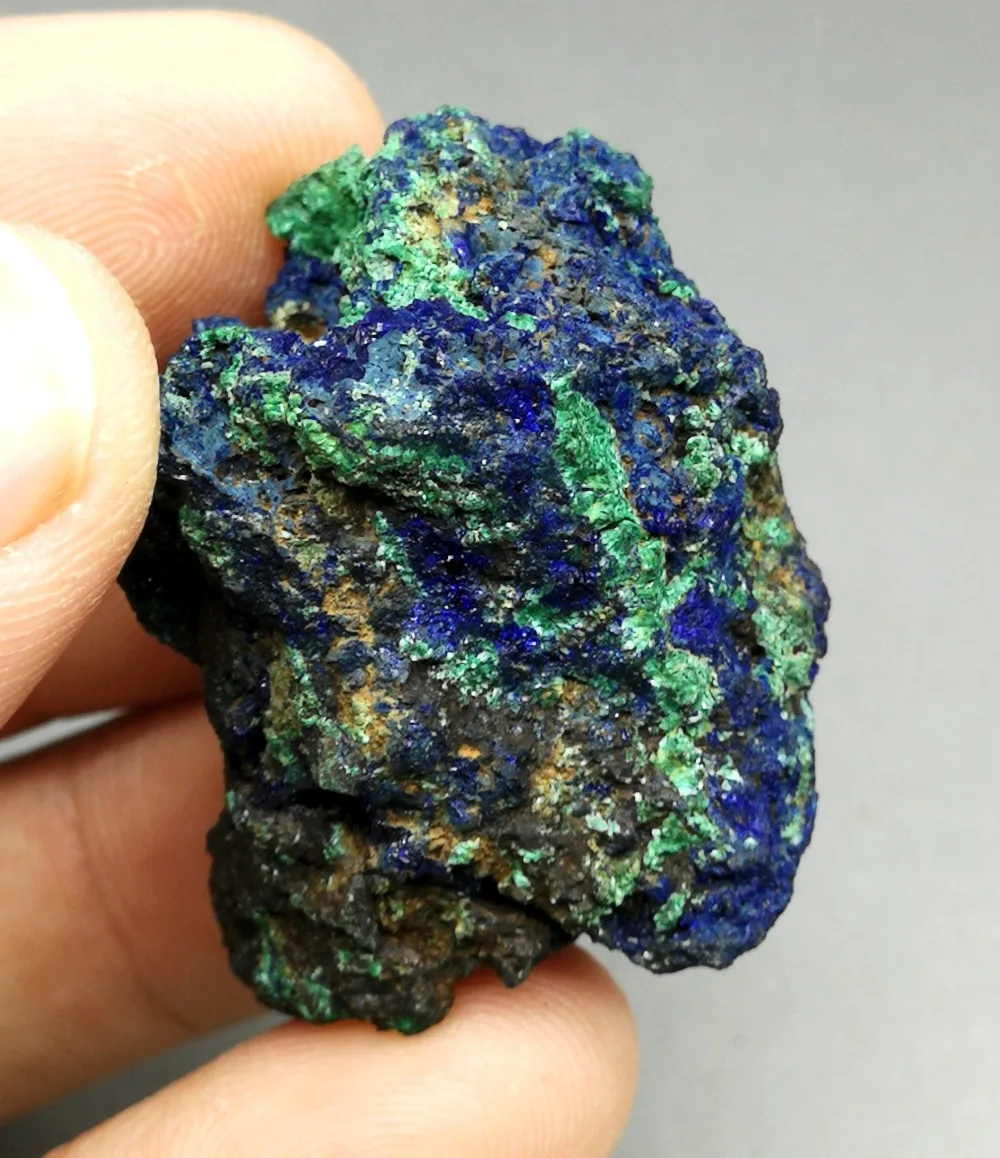 26g Natural stone and crystal azurite / malachite symbiotic mineral healing crystals Collection ornamental | Дом и сад