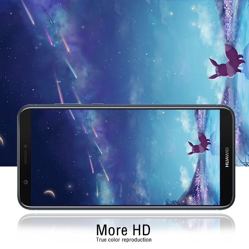 3D 9 H полная изогнутая Защитная пленка для экрана huawei P Smart 0 3 мм ультратонкая