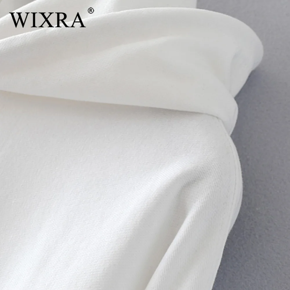 Wixra базовая толстовка весна осень 2018 новинка с капюшоном длинный рукав свободные