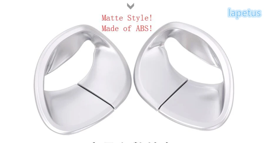 Lapetus Front Safety Seat Belt Decorative Stickers Cover Trim 2 Pcs For Alfa Romeo Giulia 2016 2017 2018 2019 2020 ABS Matte | Автомобили