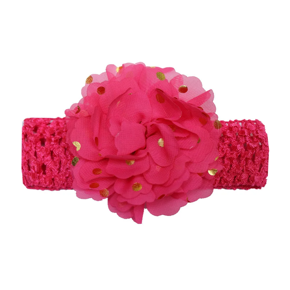 Ободки для девочек новорожденных детей с цветами ободки Детские украшения волос