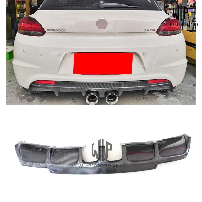 Автомобильный Стайлинг VW из углеродного волокна для Volkswagen Scirocco R20 комплект