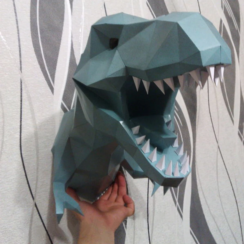 DIY Украшение дома Милая собачка Бумажная модель паззлы игрушка собака животное для ресторанов Магазин Бар Водонепроницаемый развивающие Складная модель