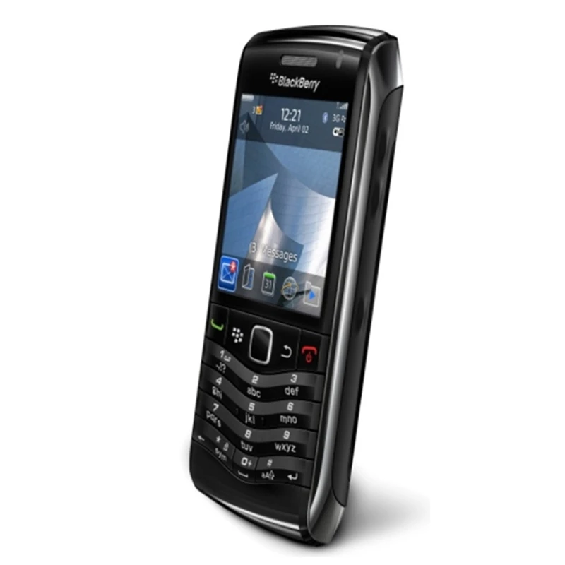 Разблокированный Blackberry 9105 2,25 дюйма 3.15MP камера 360x400 Blackberry OS QWERTY клавиатура Восстановленный мобильный телефон