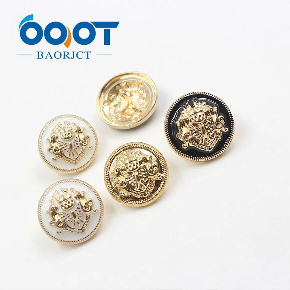 Модные металлические золотые пуговицы OOOT BAORJCT 179164 аксессуары для одежды ручной