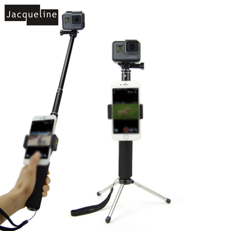 Набор аксессуаров Jacqueline для селфи с зажимом телефона Gopro hero 6 5 4 3 + SJCAM Xiaomi yi EKEN|for gopro