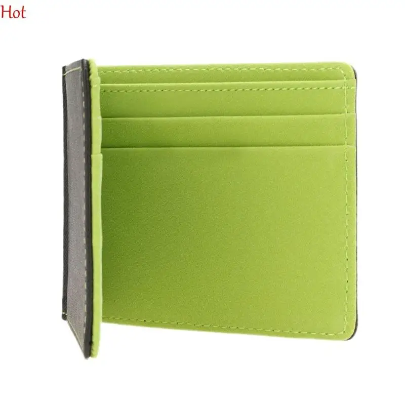 Визитница кожаная сумка Корея Многофункциональный Magic Зажимы для денег 3 цвета