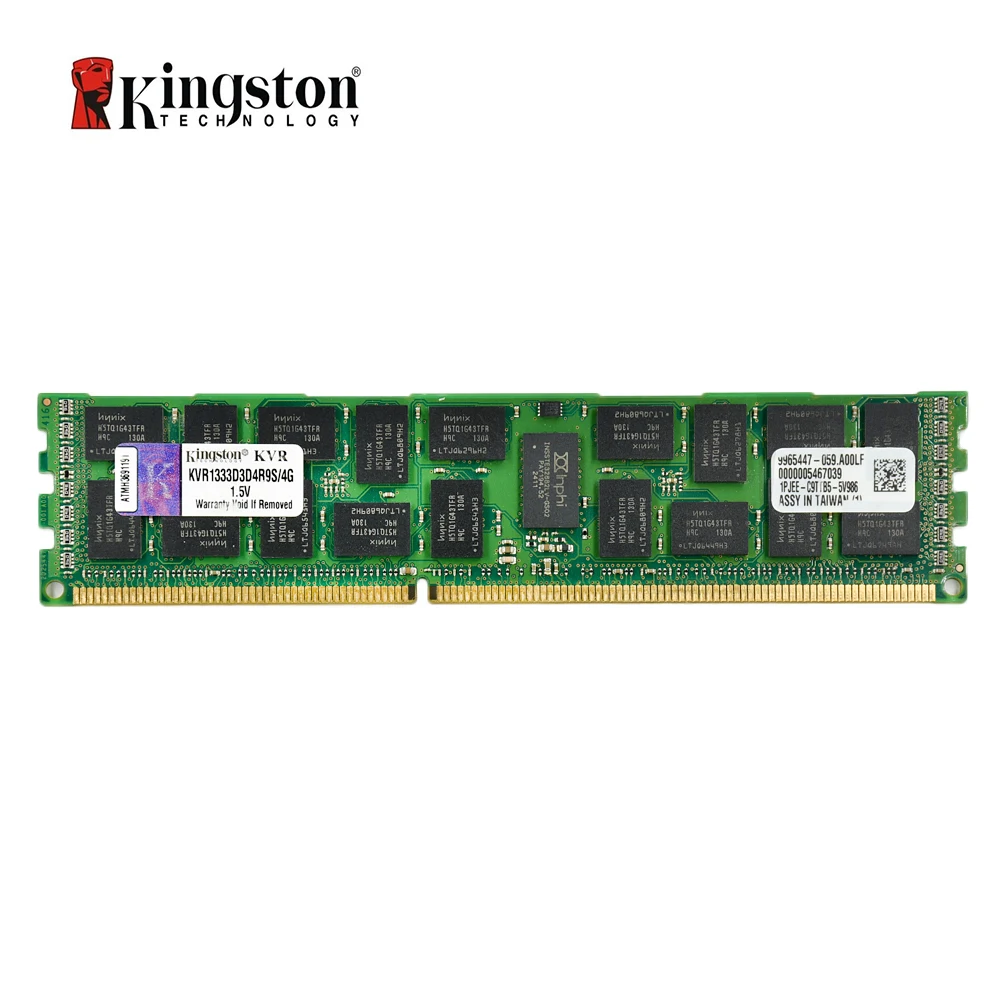 

Kingston REG ECC Memory RAM DDR3 4GB 8GB 16GB 1333MHz 1600MHz 1866MHz 12800R 1.5v 240pin PC3-10600 DIMM working on servers only