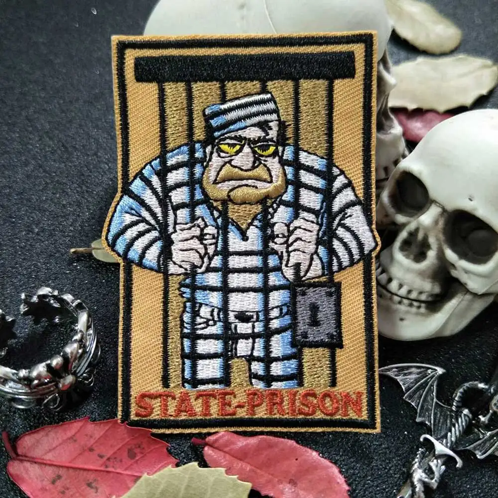 Патчи для одежды в стиле государственной тюрьмы|iron on patch embroidered|patch iron oniron patches |