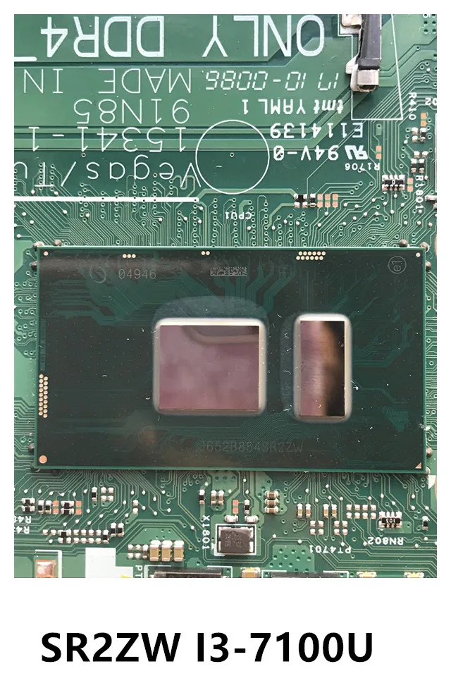 Для ноутбука DELL 3468 3568 материнская плата CN-01CM9N 01CM9N SR2ZW I3-7100U системная Тест 100% |