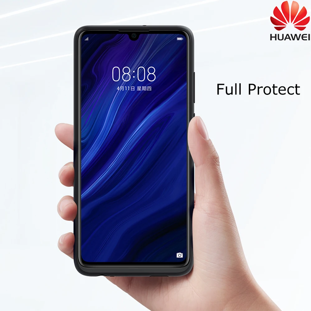 Huawei P30 беспроводной зарядный чехол 10 Вт беспроводной Быстрый зарядный чехол s huawei P30 встроенный магнитный автомобильный держатель полный задний Чехол Для Телефона