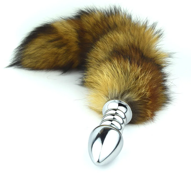 Спиральная Анальная пробка из нержавеющей стали анальная кошачий хвост