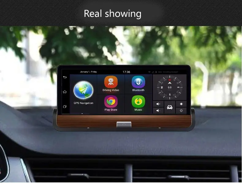 Новинка, 7 дюймов, 3G, заднего вида, Автомобильный gps навигатор, DVR, Android 5,0, Full HD, 1080 P, Bluetooth, WiFi, gps навигатор, двойной объектив, видеорегистратор