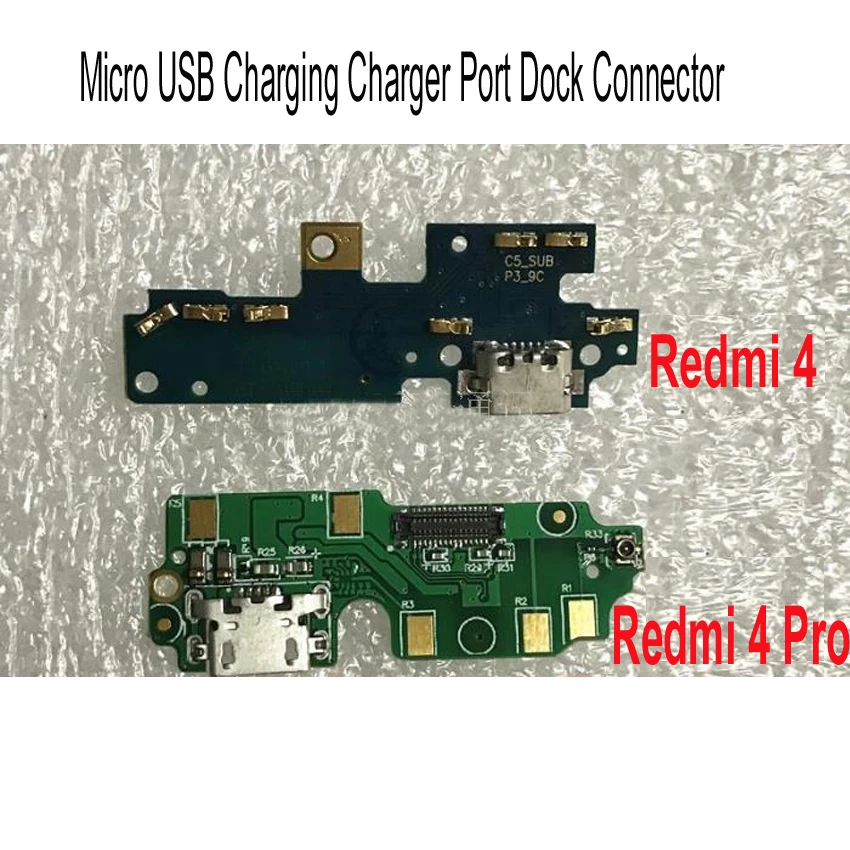 Для Xiaomi redmi 4 4A 4X/redmi 4 Pro Micro usb зарядное устройство Порт док-станция гибкий кабель redmi 4 Pro 3g/32G redmi 4X 4A