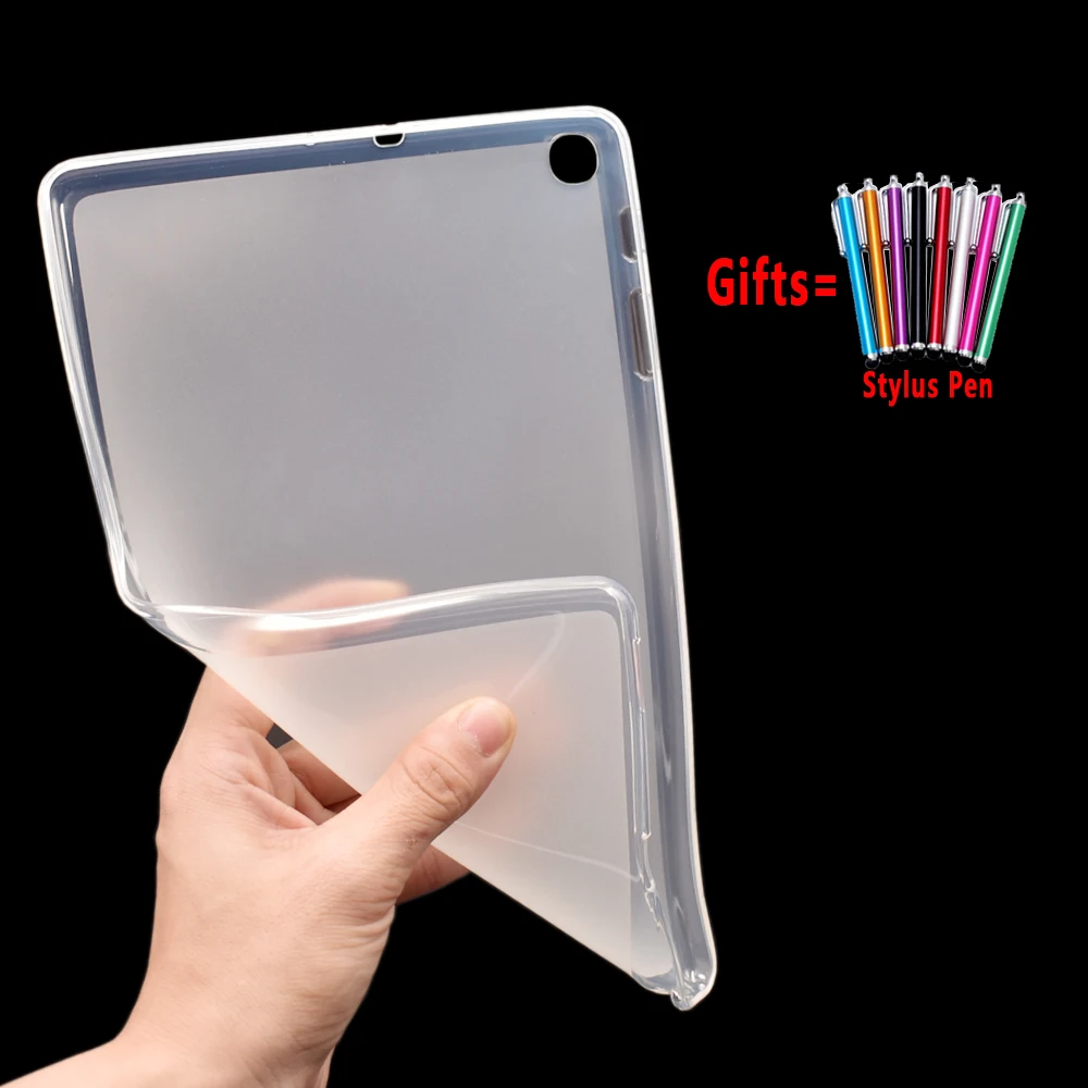 Ультра тонкий чехол для samsung Galaxy Tab A 10,1 SM-T515 SM-T510 T515 T510 SM-T580 SM-T585 T580 T585 крышки Чехлы из ТПУ Капа