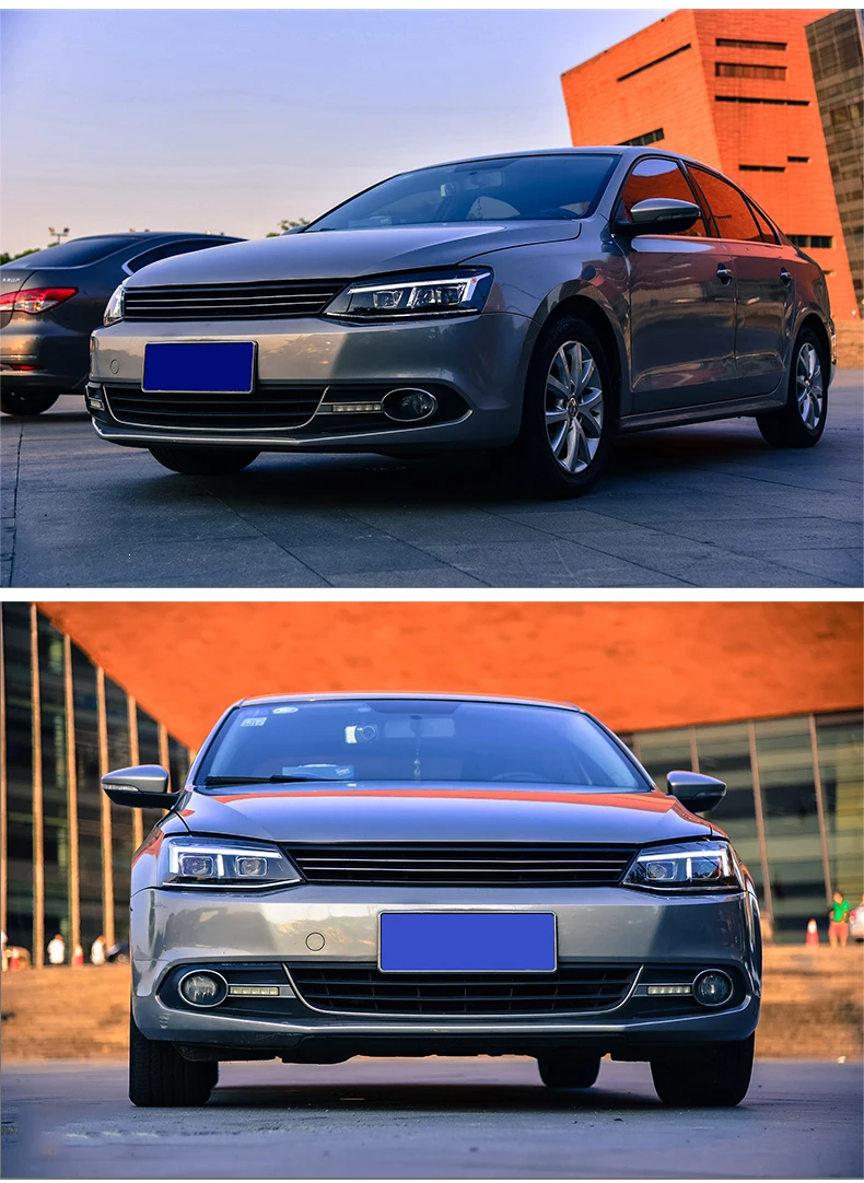 Автомобильный Стайлинг Головной фонарь для Jetta MK6 светодиодный фонарь A5-Design Jetta светодиодный DRL светодиодный луч дальнего света H7 D2H Hid вариант биксеноновый луч
