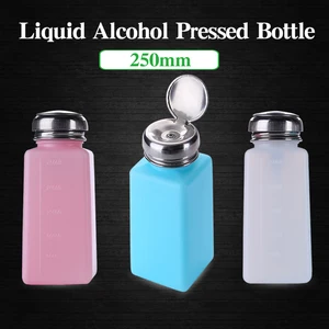 Пластиковая бутылка для спирта, 250 мл, пустая бутылка с дозатором для жидкости, для ремонта мобильный телефон, контейнер для инструментов