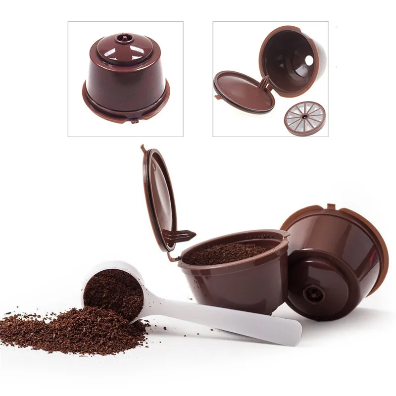 8 Colors Refillable Dolce Gusto Reusable Capsules Coffee Refill Fliter Compatible Nescafe | Дом и сад