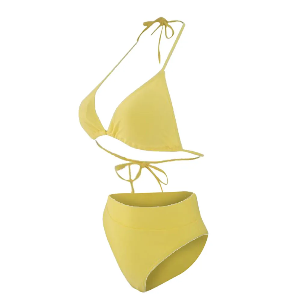 Новинка 2019 женская модная летняя пляжная одежда женский купальник с высокой