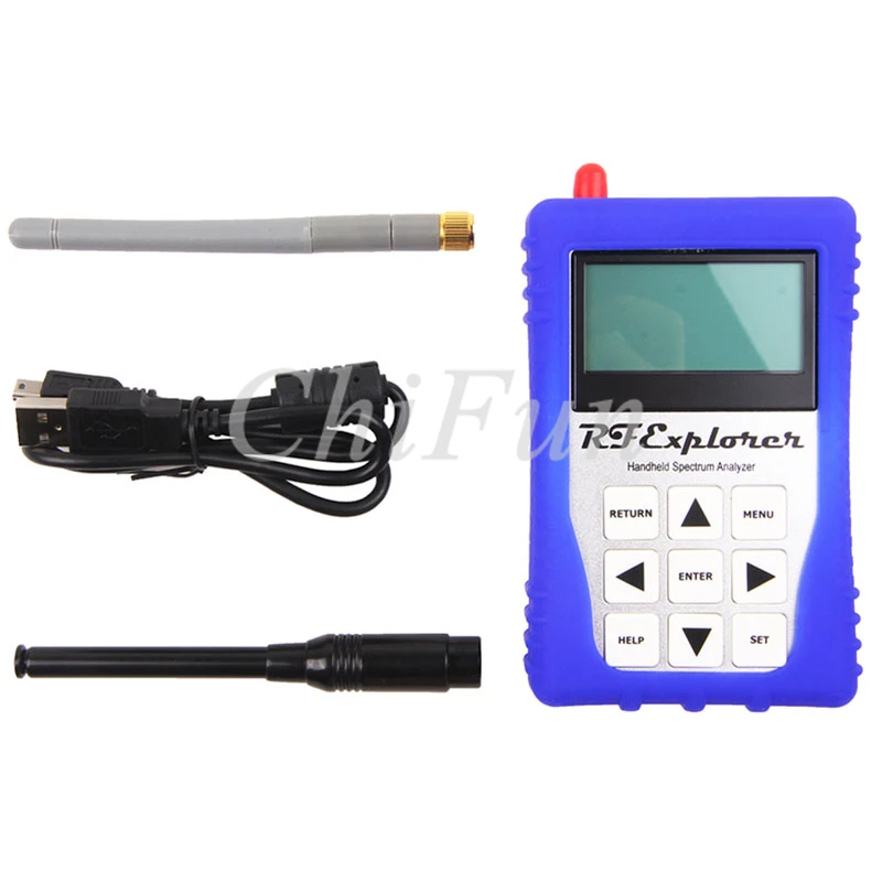RF Explorer WSUB1G+ портативный анализатор спектра Частотный диапазон 50 кГц-960 МГц, покрывающий НЧ, СЧ, ВЧ, УКВ и УВЧ