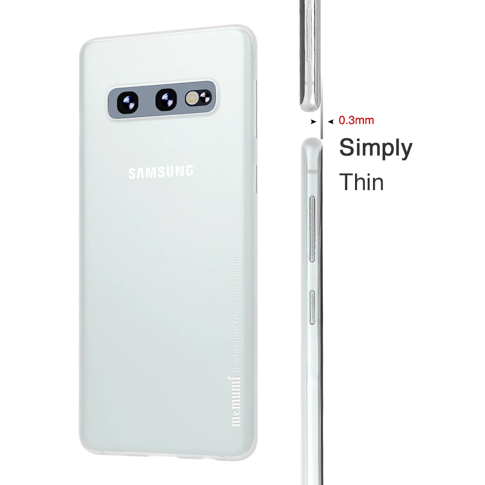 Чехол для samsung Galaxy S10e, ультратонкий 0,3 мм PP матовый чехол для samsung Galaxy S10e Тонкий чехол для телефона с защитой от отпечатков пальцев s10 e