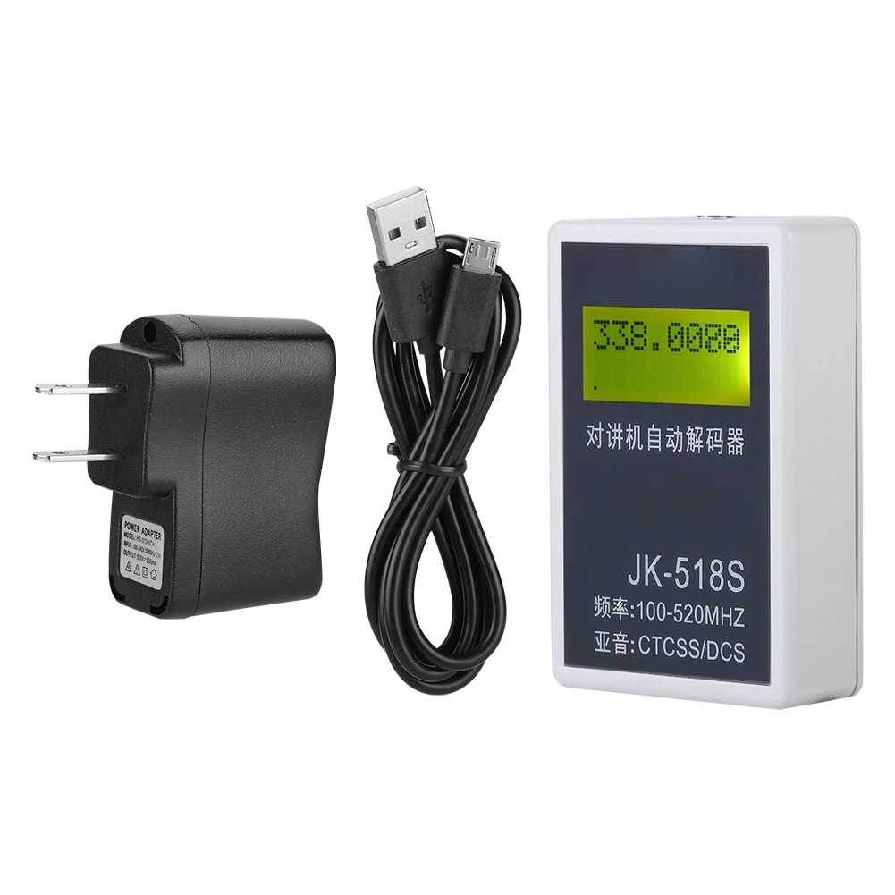 Декодер CTCSS/DCS ЖК дисплей счетчик частоты декодеры с вилкой и кабелем для передачи