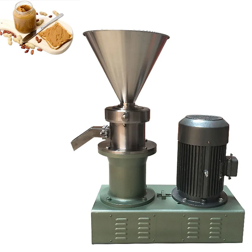 

Home and Business Peanut Butter Machine Multifunctional Colloid Mill Tahini Soybean Chili Sauce Making Machine Food Processor