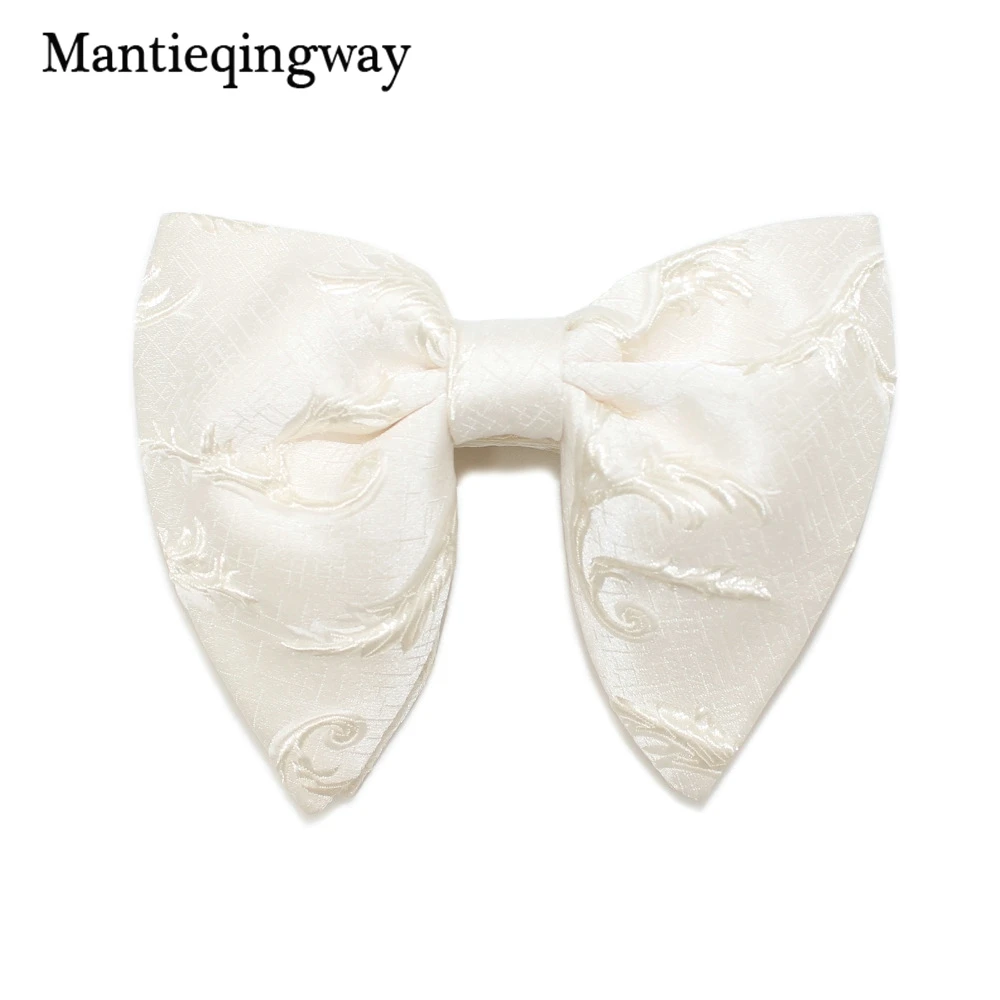 Женские и мужские галстуки-бабочки Mantieqingway черные из полиэстера для свадьбы |