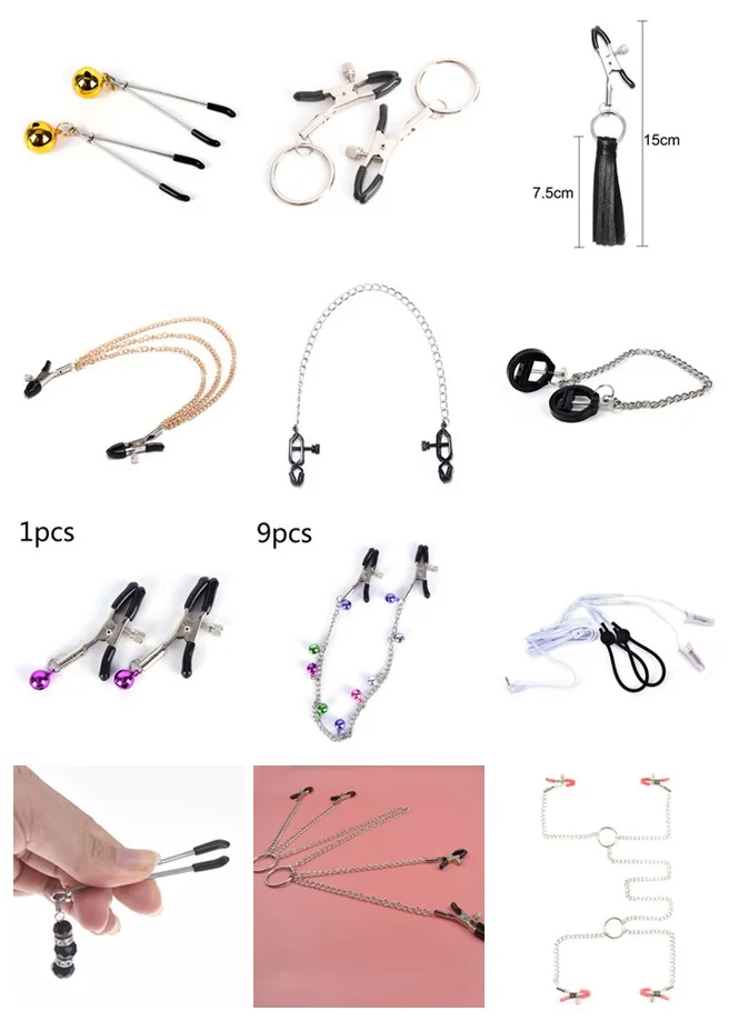 Woman Sexy Nipple Clamps Exotic Accessories For Couple Fetish Breast Clip Body Jewelry Female |