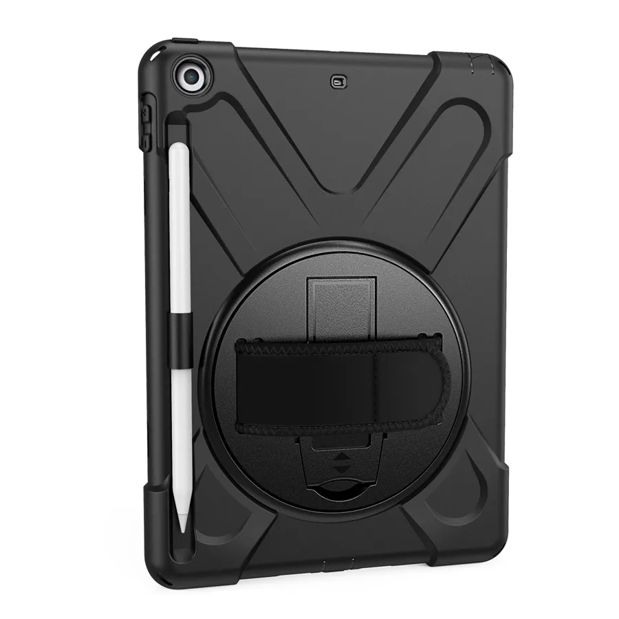 Чехол для iPad 9,7 дюймов 6-го поколения чехол-карандаш держатель для iPad 9,7 A1893 безопасный противоударный защитный чехол+ стекло+ ручка
