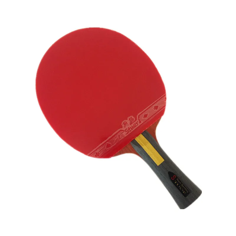 

Brand Quality Table tennis racket Ddouble Pimples-in rubber Ping Pong Racket tenis Safflower pear wood