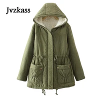 jvzkass 2019 new winter version of the plus size women plus cashmere lambs thickening new coat in the long paragraph jacket z50