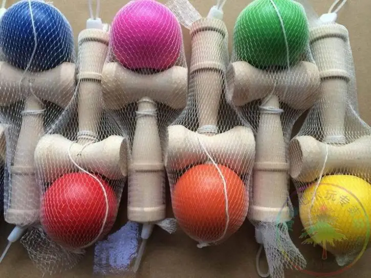 240pcs FEDEX 18Colors Funny Traditional Game Kendama Ball colorful tribute professional Sample Wholesale Customized | Игрушки и хобби