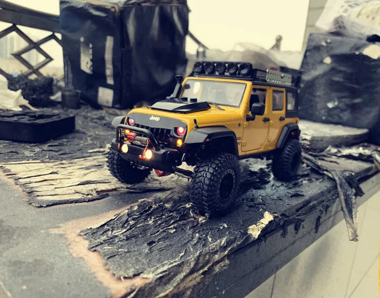 Ручная работа 1:24 RC Гусеничный gk24 альпинистская мофификация автомобиля модифицированная модель автомобиля для Wrangler