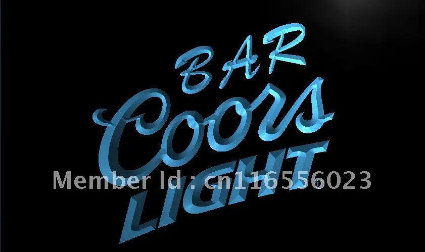

LA096- Coors Бар Пиво светодиодная неоновая световая вывеска Декор для дома ремесла