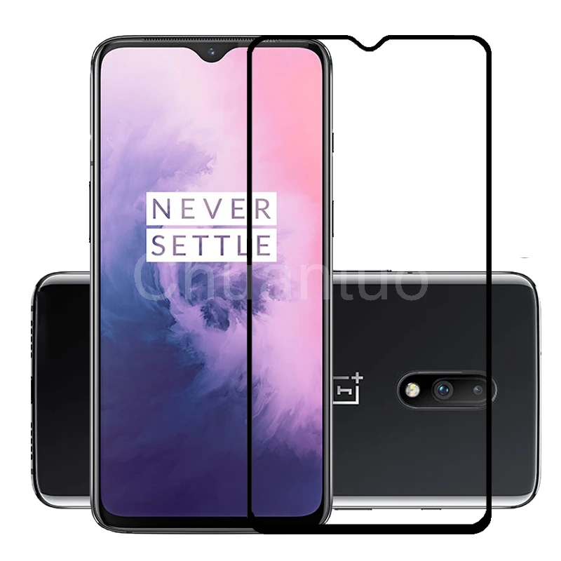 2.5D 9H Премиум Закаленное стекло для Oneplus 7 полное покрытие Защитная пленка ONEPLUS