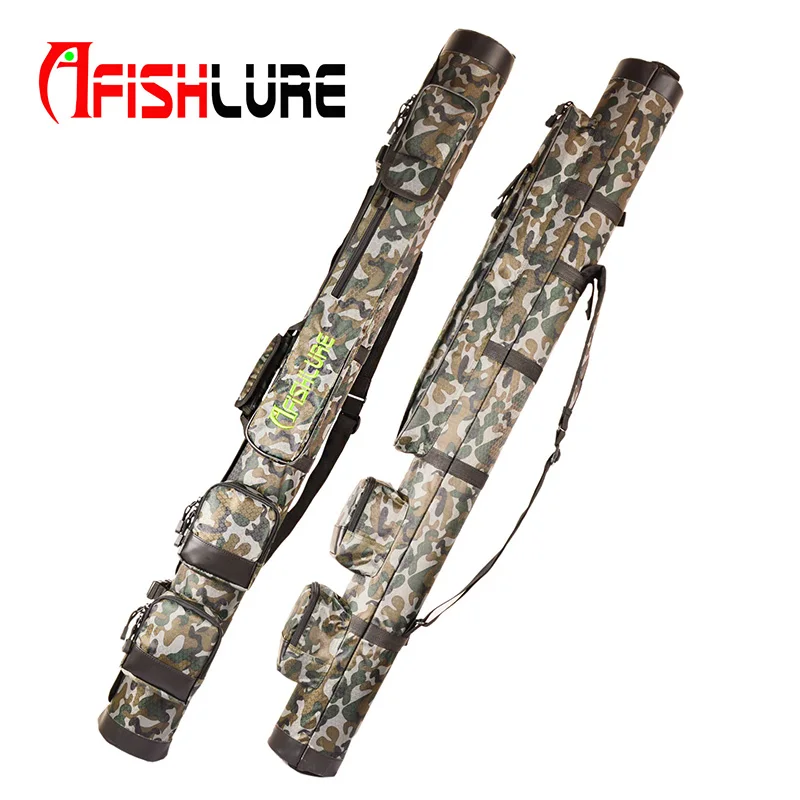 Afishlure двойная открытая трубка рыболовная плечевая сумка 1 2 м/1 3 м/m1.45м