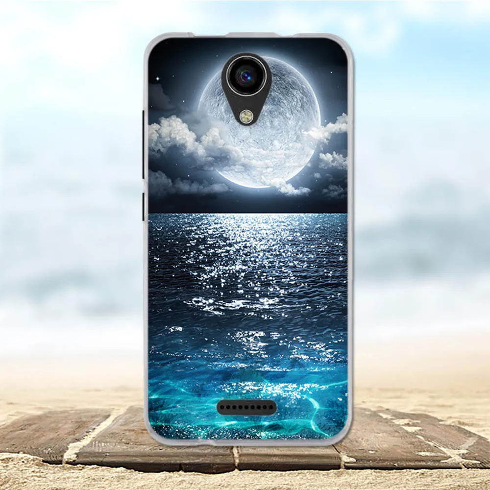 Силиконовый чехол для BQ BQS-5057 Strike 2 защитный с цветочным рисунком Mobile BQS 5057 5 0 дюйма