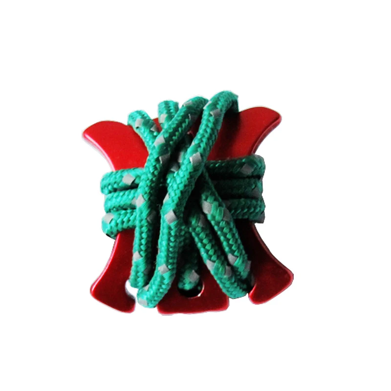 6 шт Кемпинг палатки веревки пряжки Открытый Туризм затягивание крюк веревка