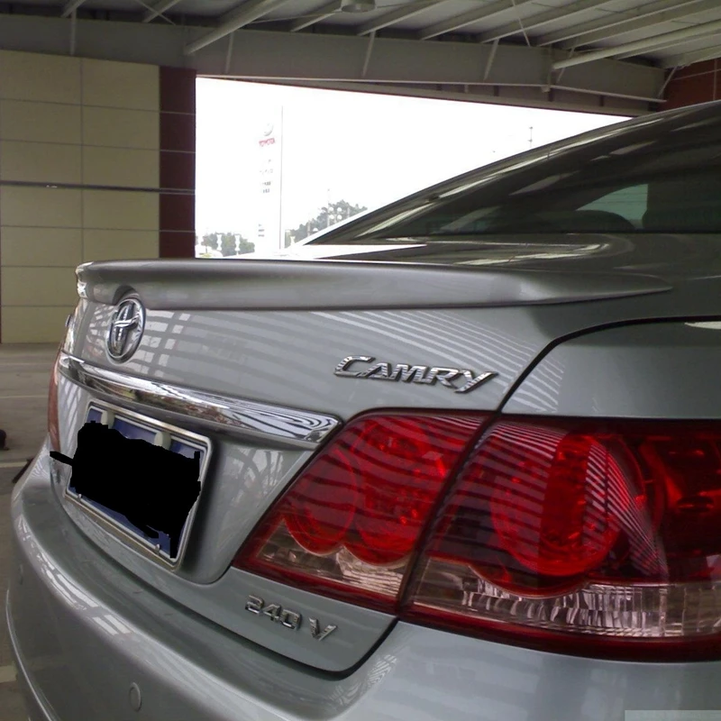 Для Toyota Camry 2006 2007 2008 2009 2010 2011 задний багажник надрезаемая подкладка, abs Пластик грунтовка Цвет для хвостовой части автомобиля декоративное крыло