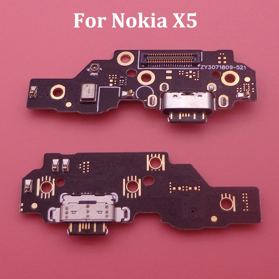 USB порт для зарядки док разъем плата гибкий кабель с микрофоном Nokia 3 2 5 6 7 Plus X5 X6