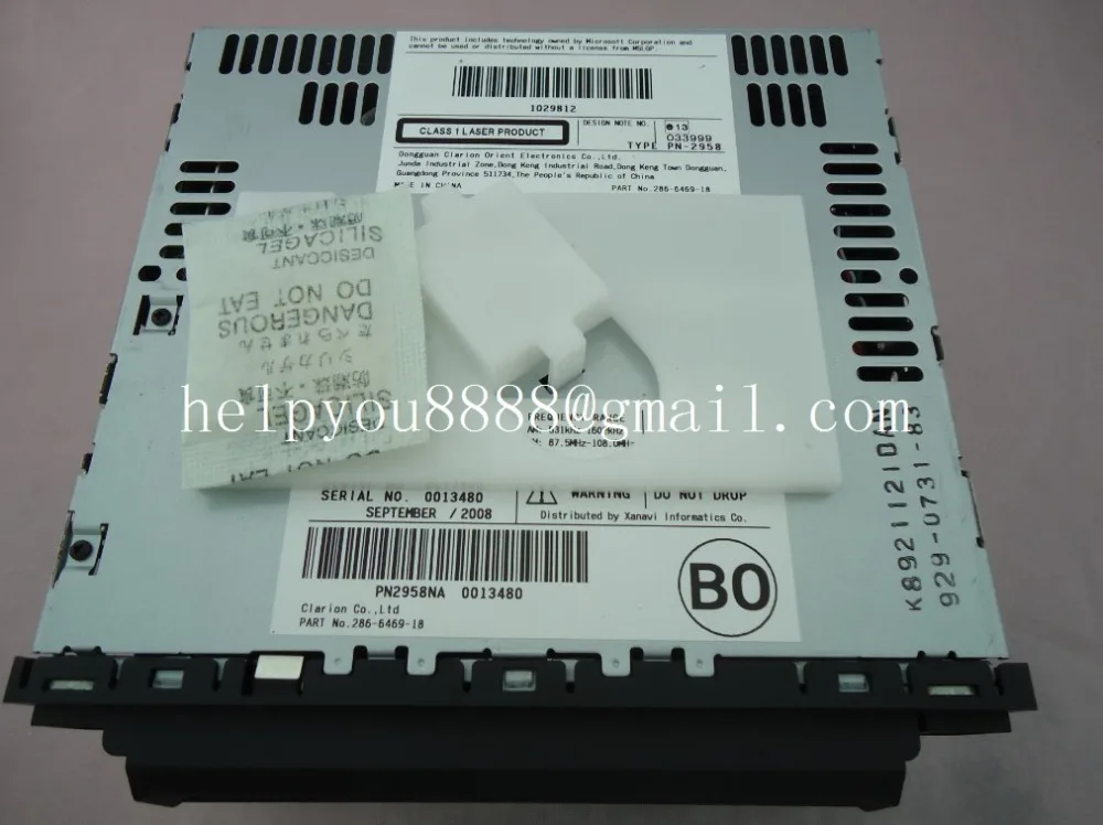 Top quality Ni-san 28185 EB60A Clarion 6 CD changer PN-2958N car radio AM FM Tuner 286-6469-18 Infiniti | Автомобили и мотоциклы
