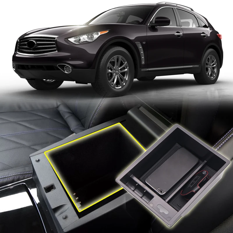 Центральный подлокотник для Infiniti QX70 / QX80 2013 2017|Лепнина интерьера| |